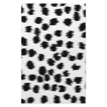 Black and White Dalmatian Print Pattern. Personalized Stationery