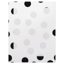 Black and White Dalmatian Spot Pattern. Letterhead