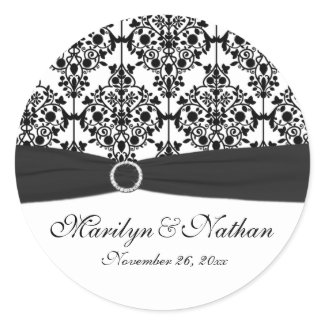 Black and White Damask 1.5
