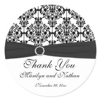 Black and White Damask 3