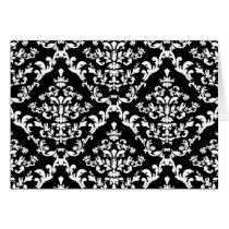 Black and White Damask Pattern Cards