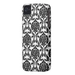 Black and White Damask Pattern Case-Mate iPhone 4 Case