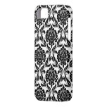 Black and White Damask Pattern iPhone 5 Case