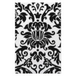 Black and White Damask Stationery