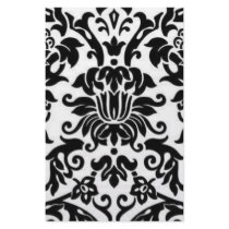 Black and White Damask Stationery