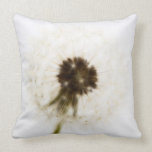 Black and White Dandelion Throw Pillows