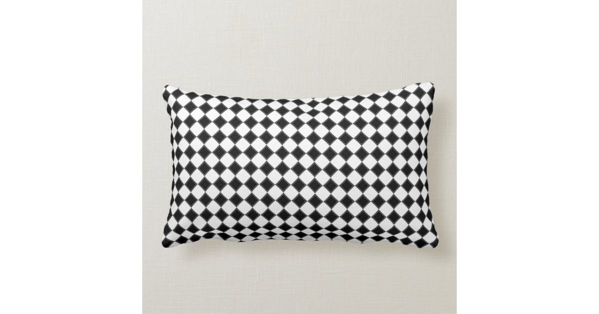 Black and White Decorative Pillow Zazzle