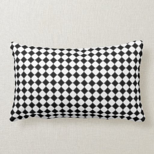 Black and White Decorative Pillow Zazzle