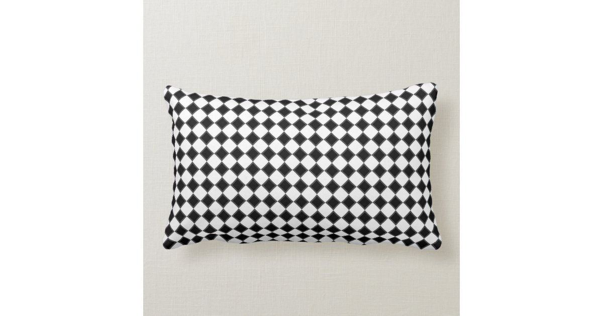 Black and White Decorative Pillow Zazzle