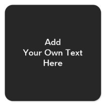Black and White design, custom text. Sticker