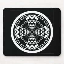 Black and white design mousepads