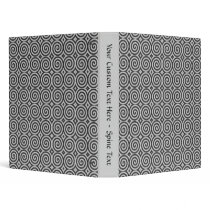 Black and white design. Pattern of Spirals. Binders