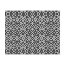 Black and white design. Pattern of Spirals. Personalized Flyer