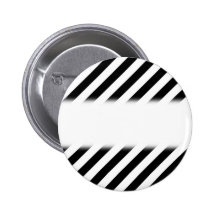 Black and White Diagonal Stripes. Pinback Button