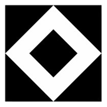 Black and White Diamond Pattern posters
