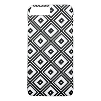 Black and White Diamond Squares iPhone 7 Plus Case
