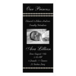 Black and White Diamonds Baby Birth Annoucements Custom Invites