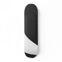 Black and white Dog Custom Skateboard