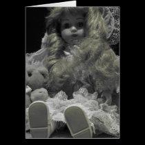 Black and White Doll cards