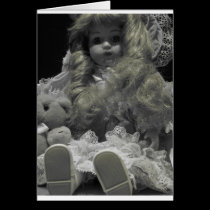 Black and White Doll cards
