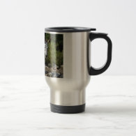 Black and white donkey coffee mug