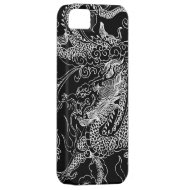Black and White Dragon iPhone 5 Case