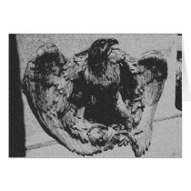 Black And White Eagle Greeting Cards