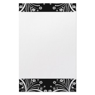 Black and White Elegant stationery