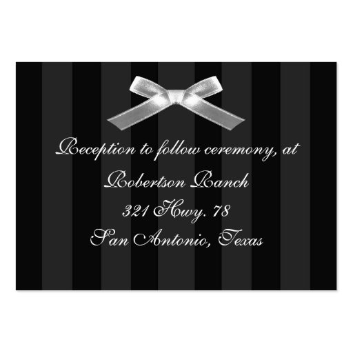 Black and White Enclosure Card Business Card Template (front side)