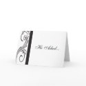 Black and White Engagement Announcement cards