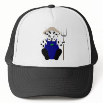 Black And White Farmer Cow hats