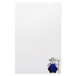 Black And White Farmer Cow stationery