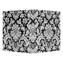 Black and White Floral binders