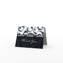 Black and White Floral - cards