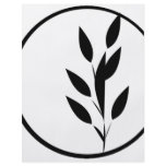 Black and White Floral Design flyers