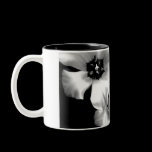 Black and White Floral Mug mugs