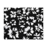 Black and white floral pattern. Funky. Flyer Design