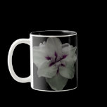 Black and White Flower Mug mugs