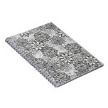 Black and White Flowers Notebook notebooks