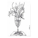 black and white flowers posters by dragearts black and white flowers posters