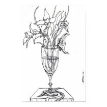 black and white flowers posters