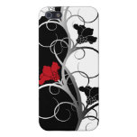 Black and White Flowers Savvy iPhone 5/5S Case