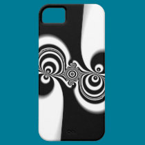 Black and white fractal casemate cases