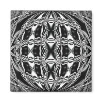 black and white galaxy magnets by DonnaGraysonAbstract black and white galaxy magnets