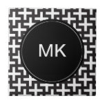 Black and White Geometric Ceramic Tiles