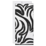 black and white ghost tribal custom rack cards