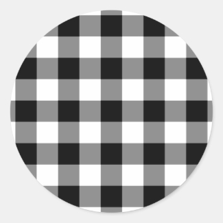 Black and White Gingham Pattern