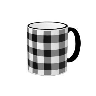 Black and White Gingham Pattern