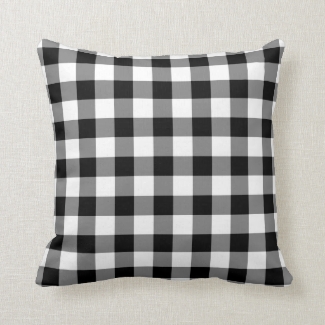 Black and White Gingham Pattern