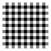 Black and White Gingham Pattern posters
